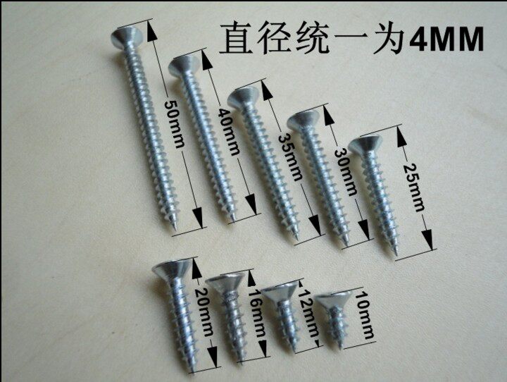 Self-tapping screws flat cross-cross hole wooden screws for self-tapping wooden screws