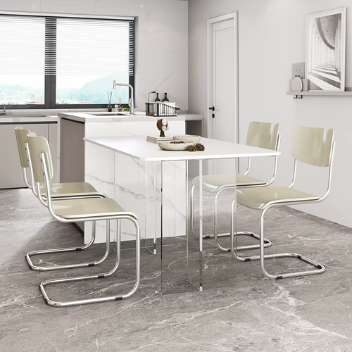 Essen Langte Yark Rock Board Table Transparent Suppled Light Luxury Home Homes