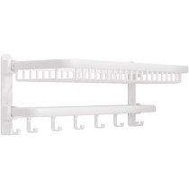 Bathroom towel rack without punching high-end bathroom storage rack white space aluminum hardware pendant 685