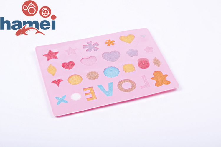 Silicone khuôn DIY handmade công cụ sô cô la đá viên đá khối lập phương TÌNH YÊU tình yêu hình trái tim sao tròn mài mòn khuôn bánh khọt