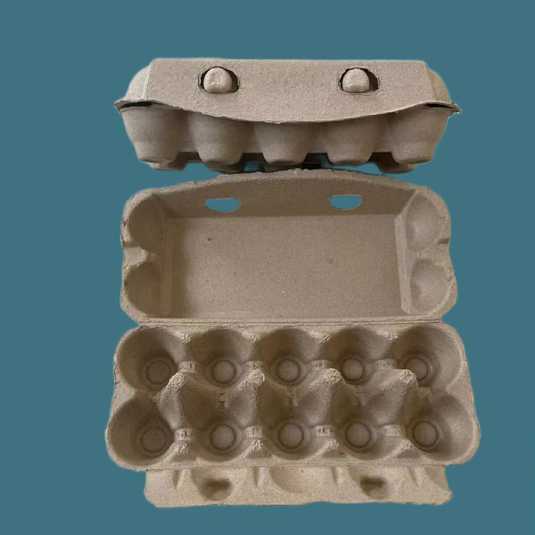 Egg box packaging box shock-proof courier paper pulp pallet tray tray tray grid manufacturer straight supply