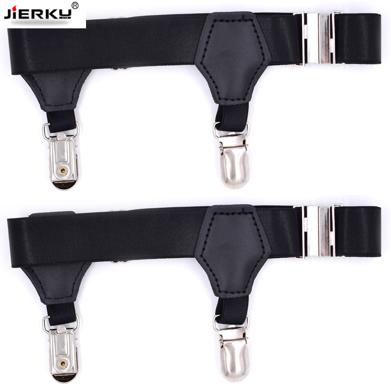 Châu âu và Hoa Kỳ nam áo sơ mi chống nhăn vòng chân garter clip vớ nylon đàn hồi cao dày garter áo sơ mi clip dây nịt tất co dãn