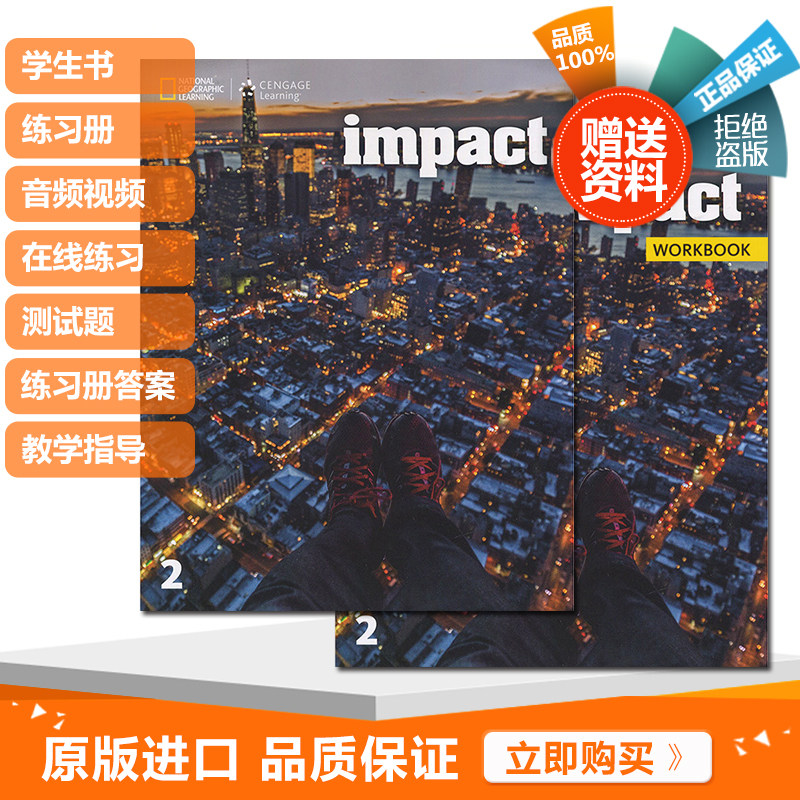 National Geographic Middle School Teaching Materials Imcompact 2 Level Student Book Exercise Book B1 Level