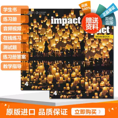 National Geographic Middle School textbook impact 4 Student Book level B2