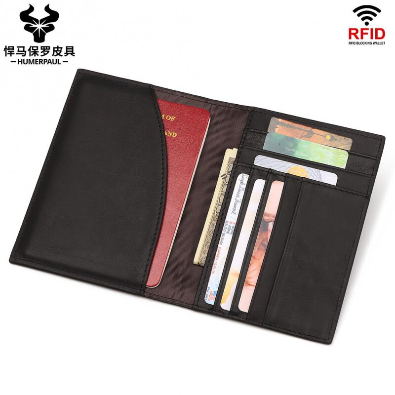 Rfid Blocking Men Credit Card Holder Fashion Automatic