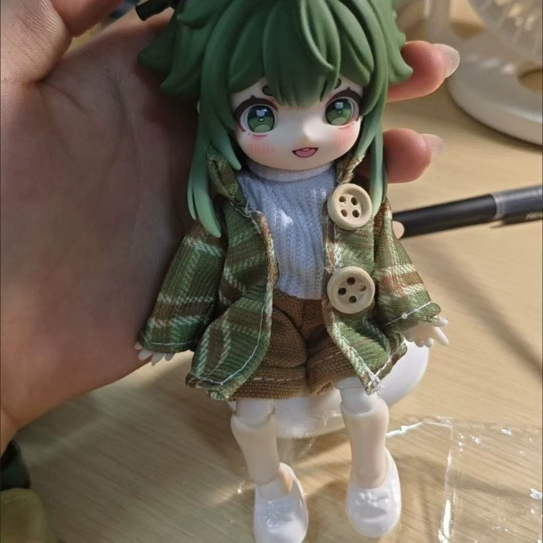 Цена на капусту OB11 детская одежда кукла 17 см кукла YMY-GSC8 очки 12 очков тело BJD высокоценных одежды полный набор