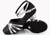 2321 Baotou Shoes-Black Silver