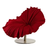 Дизайнерская модная стеклянная вилла для гостиной, ткань для отдыха, диван, простой и элегантный дизайн, в цветочек