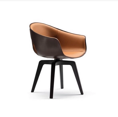 Стеклянный крутящийся стульчик для кормления с перфорацией для отдыха, дизайнерская мебель