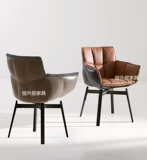 Дартианское кресло мускулистые стул простой северный повседневной обеденный стул вилла, простое современное стекло, армированное армированное переговоры о рамке риса