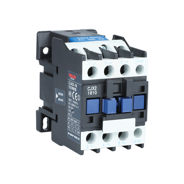 Delixi Cjx2-1810 Ac Contactor 1801 Lc1 Cjx4 Household 220V Three-Phase 380V36V18A