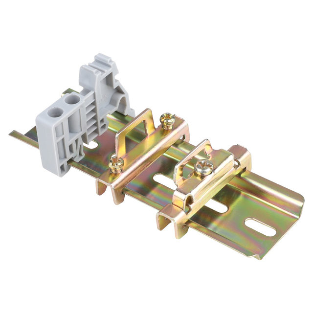 Single and Double-Layer C45 Rail E-Uk-35 Fixing Piece Terminal Plug Circuit Breaker Terminal Block Clip Rail