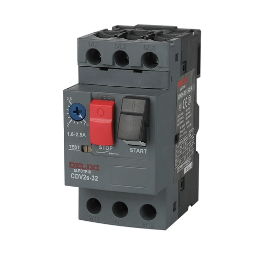 德力西 Выключатель защиты двигателя CDV2S-32 GV2-ME08C Двигатель NS2-25 1,6 ~ 2,5a