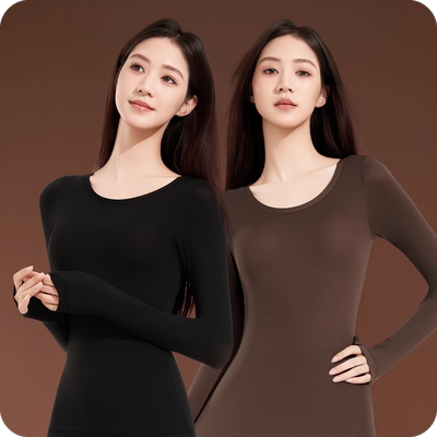 都市丽人无痕保暖内衣套装