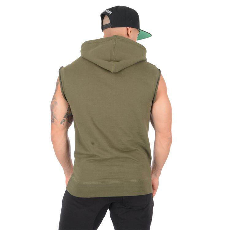 Спортивная футболка с коротким рукавом для спортзала, жилет, толстовка с капюшоном, большой размер 