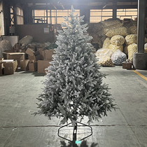 Lao Zhangren pure PE Christmas tree North American fir indoor household environmentally friendly flocking large Christmas decoration bare tree