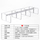 Guangzhou Wendi T-32 Japanese-Style Leg Office Furniture Hardware Steel Frame Table Leg with Cable Channel Office Desk Steel Frame Leg