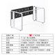Guangzhou Wendi T-32 Japanese-Style Leg Office Furniture Hardware Steel Frame Table Leg with Cable Channel Office Desk Steel Frame Leg