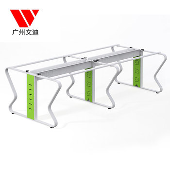 [Butterfly Legs] Guangzhou Wendi Office Desk Legs, Metal Conference Table Iron Frame, Staff Desk for Four People, Steel Frame