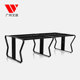 [Butterfly Legs] Guangzhou Wendi Office Desk Legs, Metal Conference Table Iron Frame, Staff Desk for Four People, Steel Frame