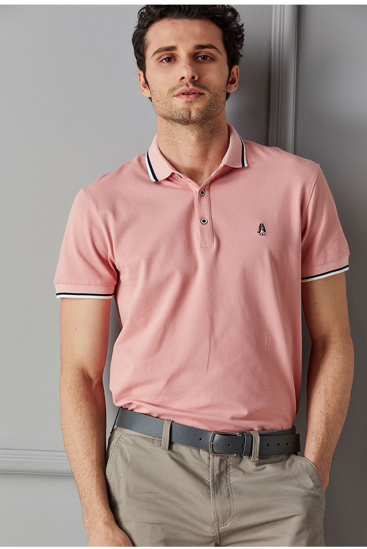 Hush Pupgie Men 2019 Mùa hè Mới Áo thun ngắn tay giản dị Áo sơ mi | PD-29322D - Áo phông ngắn áo thun thể thao nam