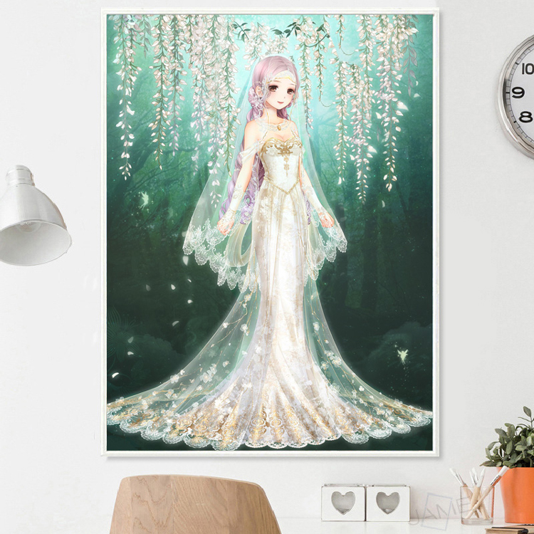 Mona Lisa 2019 thêu khâu sống mới nhẹ đơn giản thêu khâu phòng ngủ FIG cạnh bộ cuộc sống - Công cụ & phụ kiện Cross-stitch kim thêu tranh chữ thập