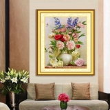 Mona Lisa Cross 2021 Новая линейная вышивка гостиной маленькая спальня ресторан цветочный вышивка ручной работы ручной работы