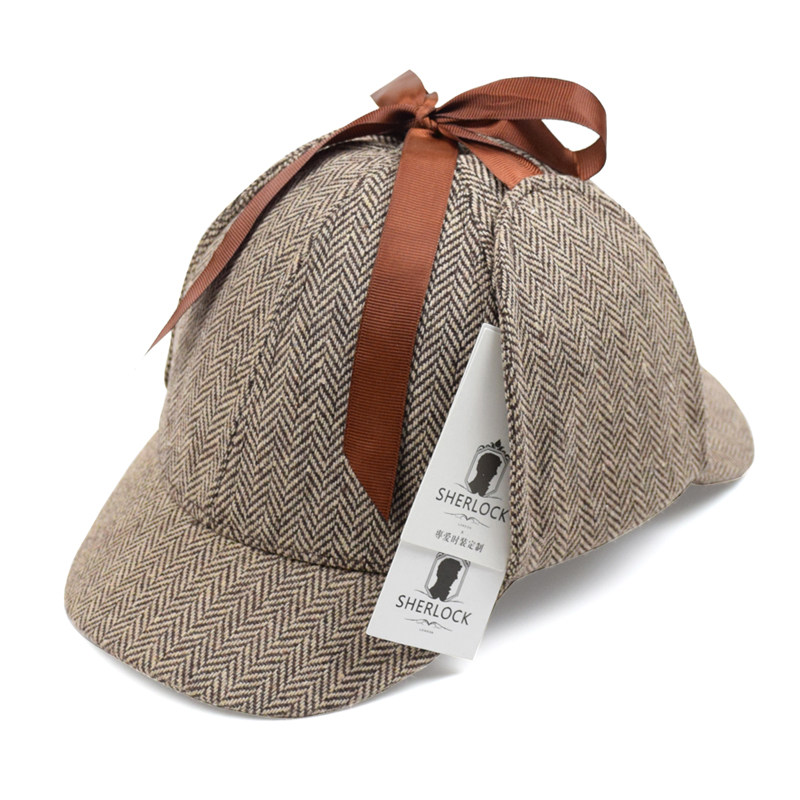 Genuine Sherlock Sherlock deerstalker hat, Sherlock Holmes hat, Pikachu detective hat, Sherlock