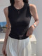 Vest Halter Top for Women Summer 2025 New Sexy Tight-Fitting Slimming Look Inner Wear Beautiful Back Outer T-Shirt Small Shirt