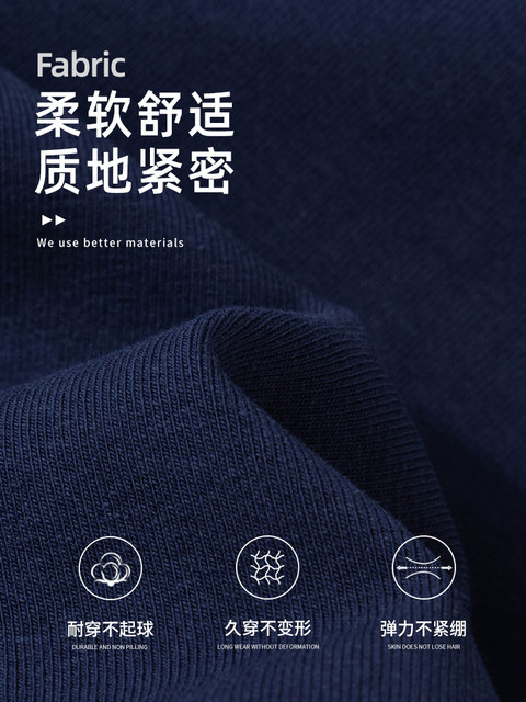 Trendy Navy Blue Base T-Shirt for Women, Autumn and Winter 2025 New Popular Style, Slim Fit, Regular Shoulder, Long Sleeve Inner Top