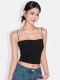 Short Sleeveless Camisole with Chest Pads for Women, Summer Inner Wear, Beautiful Back, Slimming and Flattering Base Top