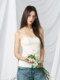 Lace-Trimmed Camisole for Women, Summer Hot Girl Style, Sexy, Slim-Fitting, Base Layer, Sleeveless Top, 2025 New Model