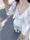 White U-Neck Snowflake Cotton and Linen Camisole for Women, Summer and Autumn, Lazy Style, Loose Casual, Slightly Sheer, Sleeveless Outerwear Top