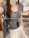 Spicy Girl Style Elastic U-Neck Short-Sleeve T-Shirt for Women, Summer Tight-Fitting, Figure-Flattering, Slim-Fit Short Base Shirt, Gray Crop Top