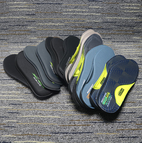 New product men's stepping on shit feeling rebound insole breathable comfortable cushioning memory foam deodorant sports large size insole