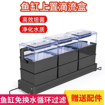 Fish tank upper filter box filter trickle box upper filter box water purification circulation upper filter trickle filter box mullet filter
