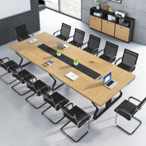 Conference table simple modern office furniture long table and chair combination Workbench negotiation large Table Office table