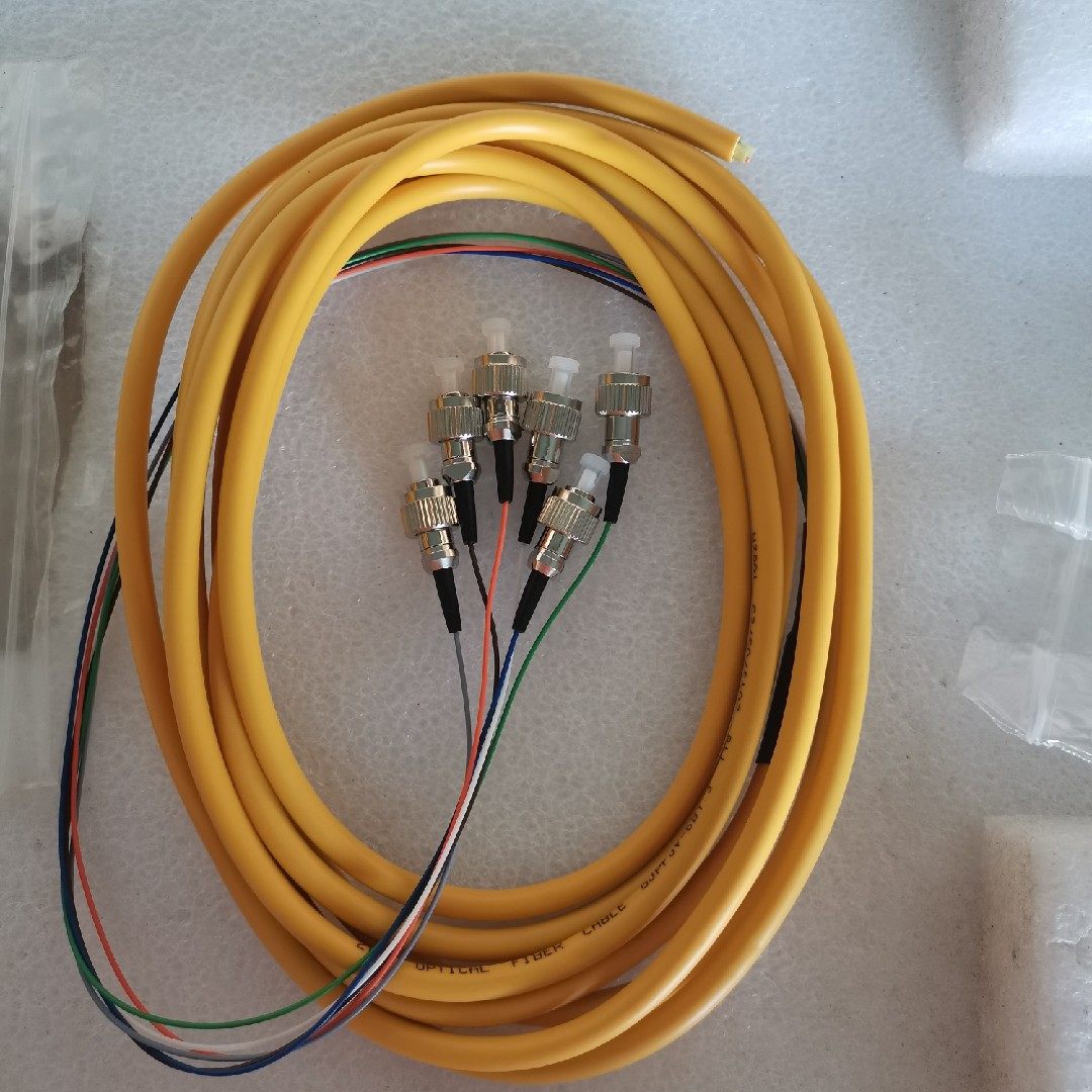 Six-core beam-shaped tail fiber FC PC-SM-3 rice -6D beam-shaped tail fiber round head six-core tail fiber communication equipment