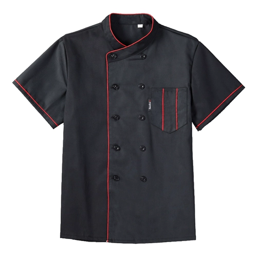 Черно -красный шеф -повар костюмы отель столовая ресторан