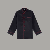 Черная красная пряжка -02 толстая модель с длинным рукавом