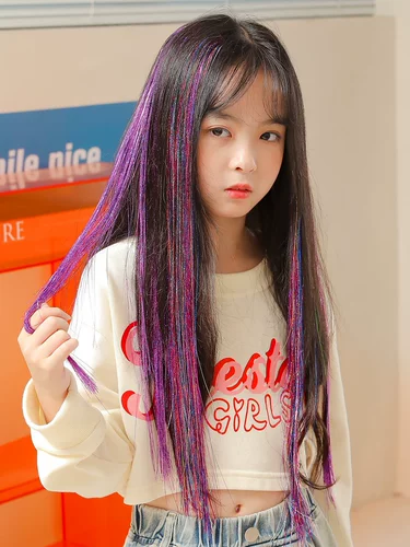 Парик, детское наращивание волос, аксессуар для волос для принцессы