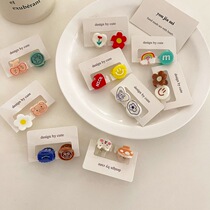 Korean version of the new 2 Cute Princess mini hair grab children bangs hair card bear Cherry little girl hairclip