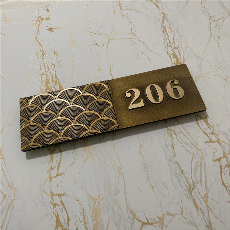 Дверь бренд сделанный на заказ количество бренд вилла сообщество отели пакет Отсек личность творческий высококачественный алюминиевых сплавов латунь декоративный список   