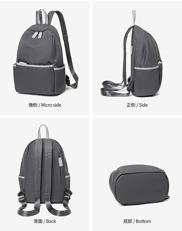 Hồng Kông mua ba lô nữ sử dụng kép 2019 thời trang mới hoang dã đơn giản túi vải nylon Oxford ba lô vải - Ba lô balo bé gái