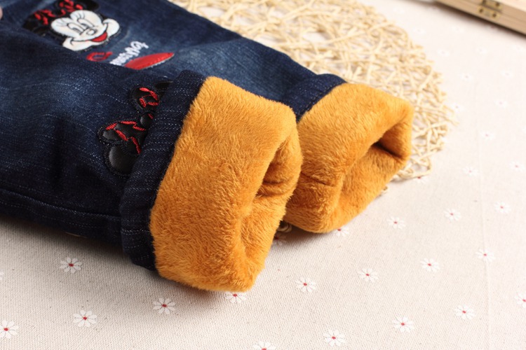 Ưu đãi đặc biệt quần áo trẻ em 1 bé gái 2 dày cộng với quần jean nhung 3 trẻ giữ ấm 4 mùa đông 5 quần dài quần jean trẻ em quảng châu