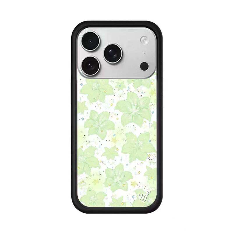 Wildflower Co-Branded Green Field Lily/Thousand Purple Lilies/Colorful Polka Dot Case for Apple 17Pro, Suitable for iPhone 16 /15/14/13Promax, Classic Anti-Drop Protective Cover