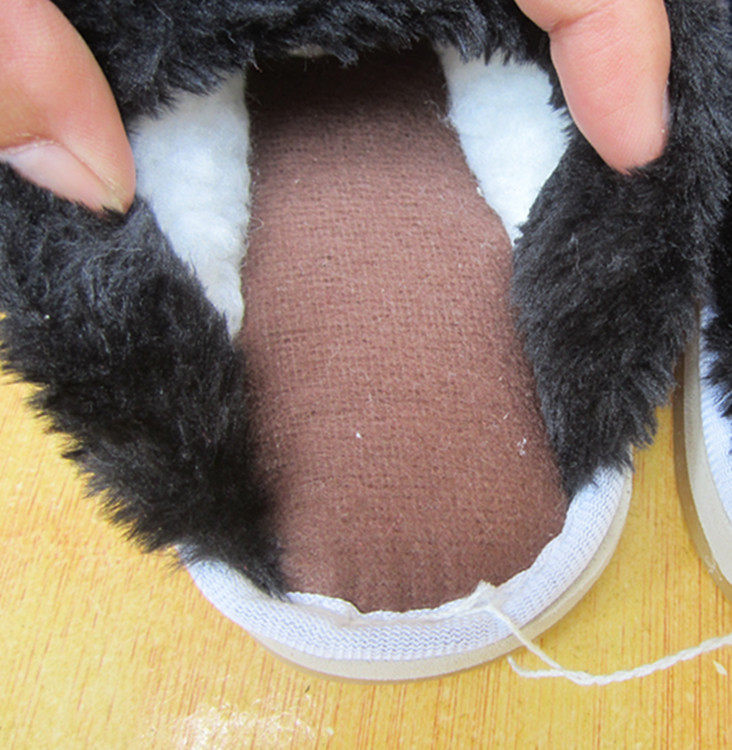 Chaussons enfants en tissu Sequin pour hiver - semelle tendon - Ref 1004740 Image 20