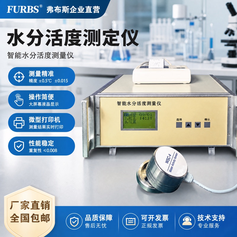 Forbus Cake and Bread Water Activity Tester, Intelligent Moisture Activity Meter, Corn and Pork Food Testing Forbus Cake and Bread Water Activity Tester, Intelligent Moisture Activity Meter, Corn and Pork Food Testing