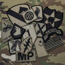 American embroidery badges CP arm badge Combat Uniform Badge Chest of name Article Flag Military rank Morale Badge Magic Sticker
