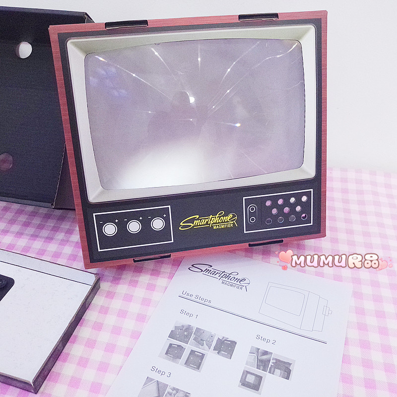 MUMU sáng tạo tốt mini giấy retro máy tính để bàn TV điện thoại di động kính lúp khung lười hoạt hình xung quanh - Carton / Hoạt hình liên quan những hình ảnh sticker dễ thương